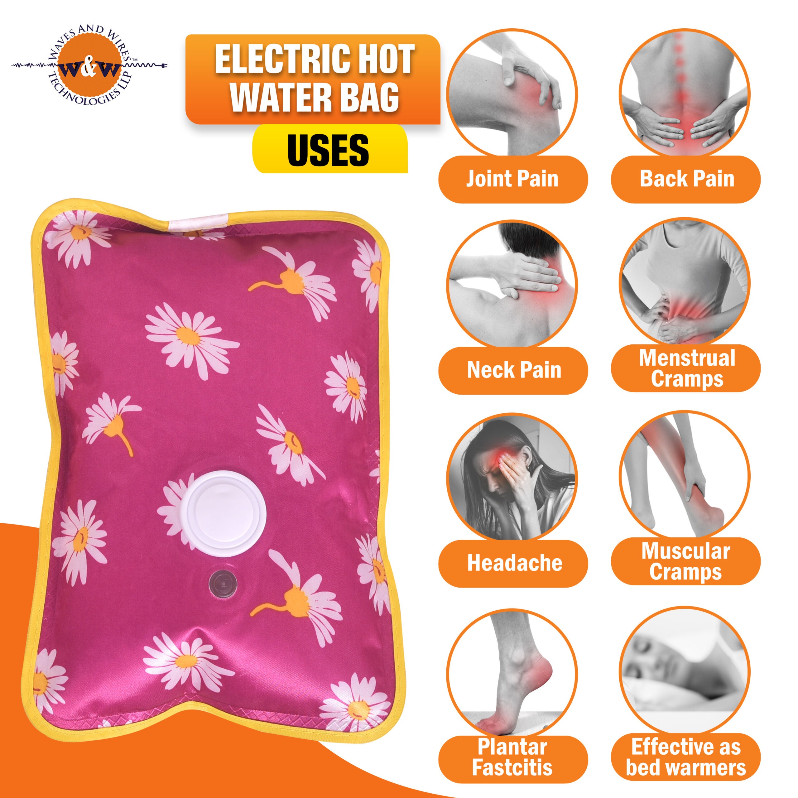 electric hot water bag uses
