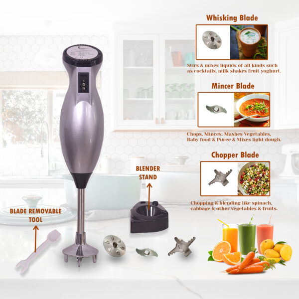 Electric Hand Blender (Gold) - Image 4