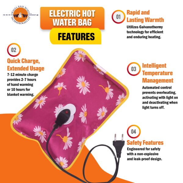 Hot Water Bag Electric for Pain Relief - Image 2